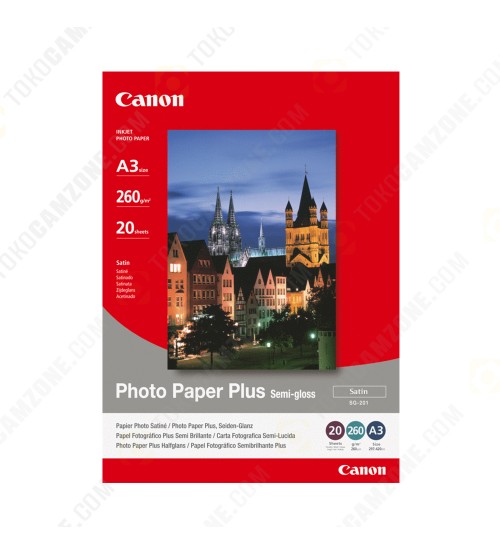 Canon Photo Paper Plus Semi-Gloss SG-201/A3 (20 Sheets)